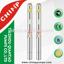 CHIMP specification of electric submersible deep well water pump single phase motor copper winding